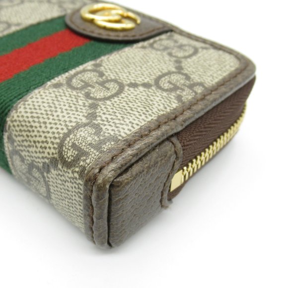GUCCI Double G Playing Card Set Wallet/Coin Case Wallet Coated Canvas Leather... - Picture 10 of 11